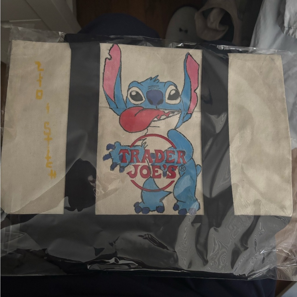 Trader Joe's Stitch mini Tote Bag